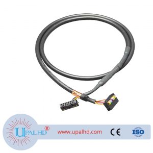 16-pin prefabricated round cable, shielded, 16-pin, 6.5 m
