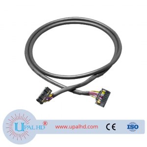 16-pin prefabricated round cable, unshielded, 16-pin, 2.5 m