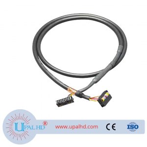 16-pin prefabricated round cable, shielded, 16-pin, 8 m