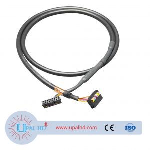 16-pin prefabricated round cable, shielded, 16-pin, 10 m