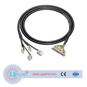 50-pin circular cable with 4 x 16-pin and 1x50-pin IDC connectors, L=0.5m