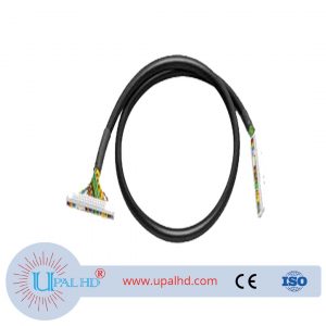 50-pin prefabricated round cable, unshielded, 50-pin, 2 m