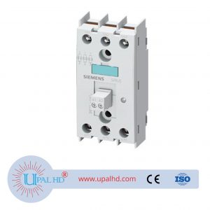 Semiconductor relay, 3-phase 3RF2 55 A 40 °C 48-600 V DC 4-30 V 3 Phase control screw terminal connection cut-off voltage 1200 V