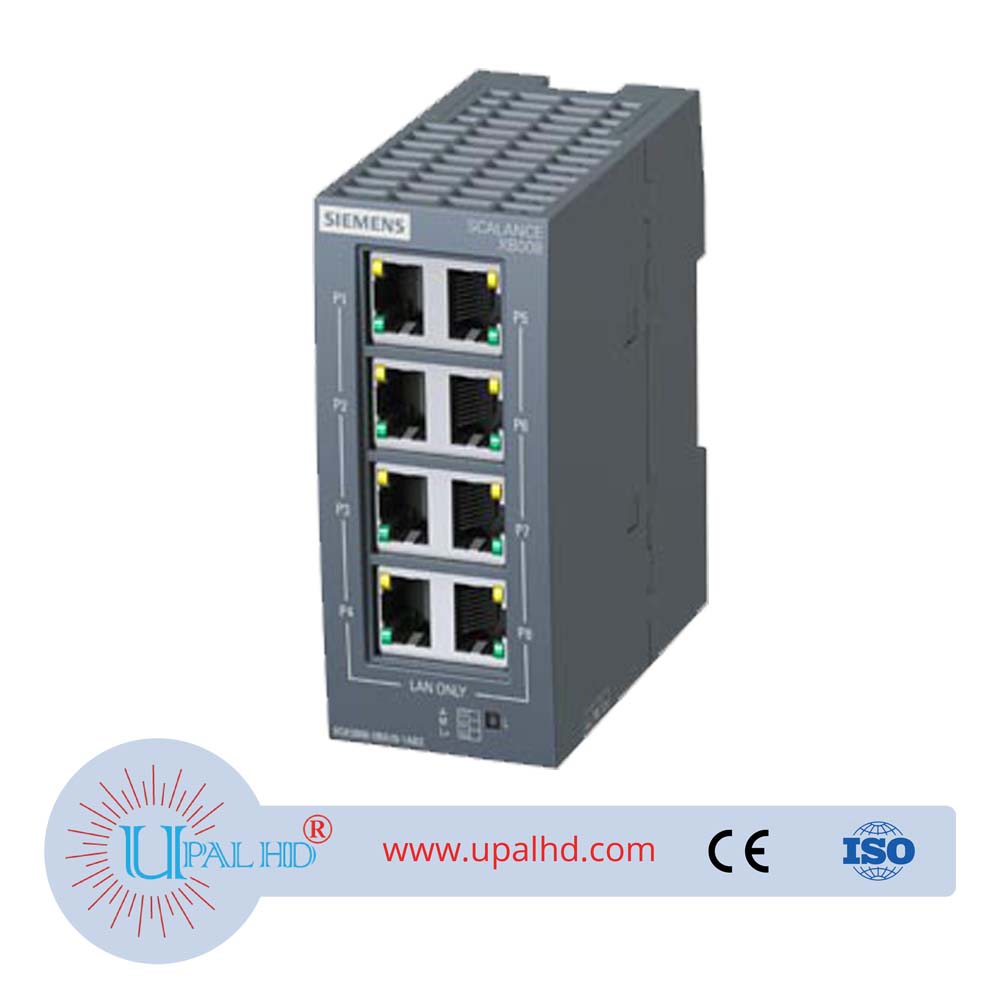 Siemens SCALANCE XB008 non-management industrial Ethernet switch 8 electricity.