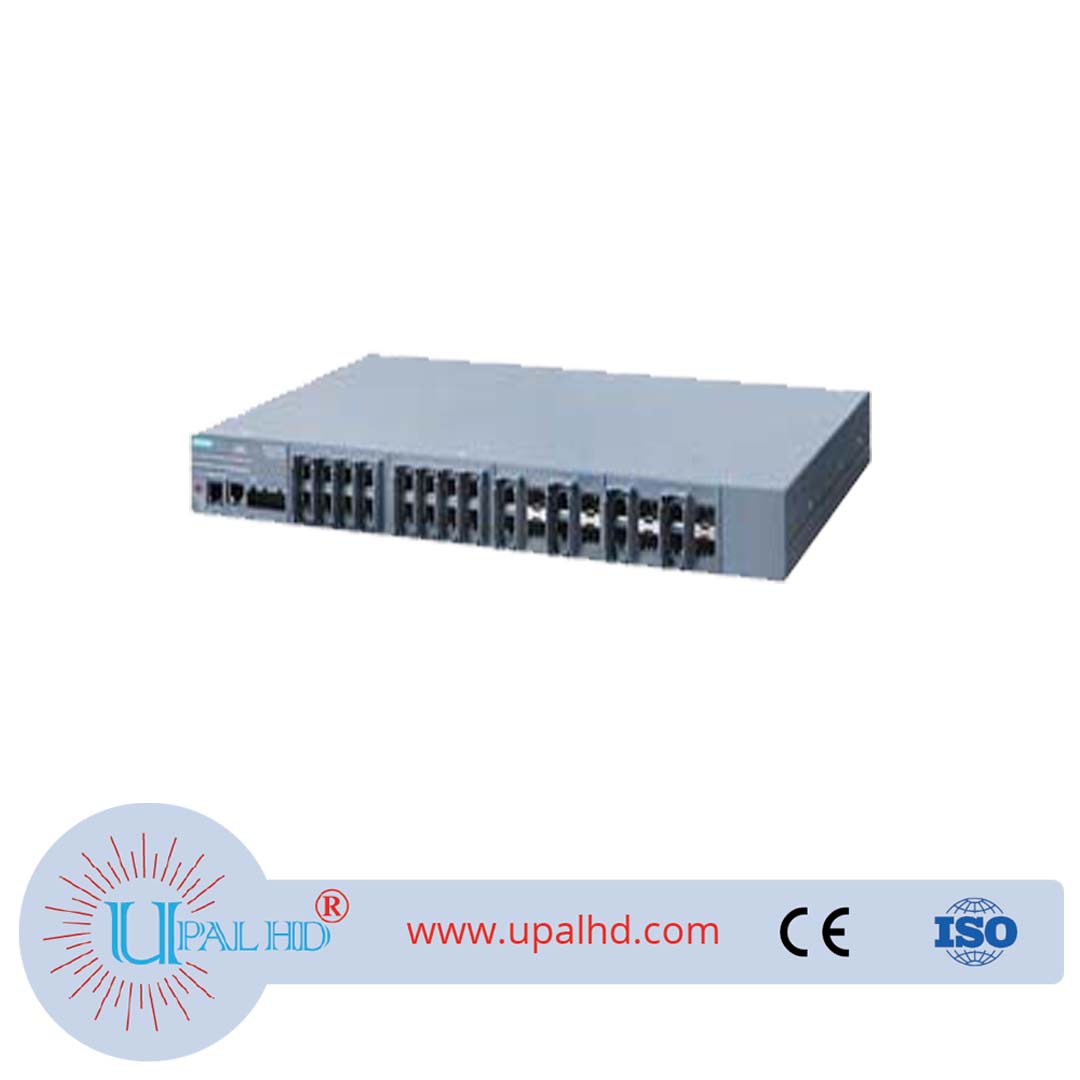 SCALANCE XR524-8C; managed IE switch; layer 3 integrated; power supply 230 V AC； 24x 10/100/1000 Mbit/s RJ.