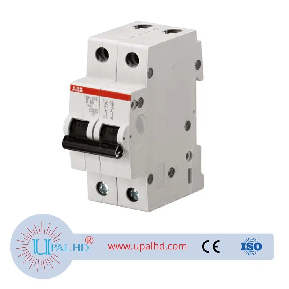 ABB miniature circuit breaker double-in and double-out air switch open SH202-B6; 10103924