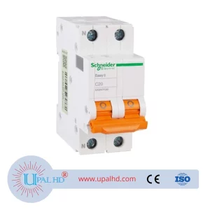 EA9A47 phase + neutral miniature circuit breaker (36mm)