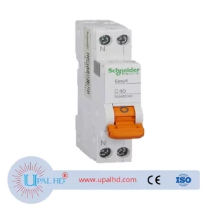 EA9A65 phase + neutral miniature circuit breaker (18mm)