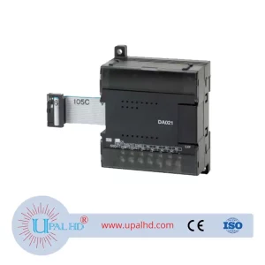 Omron PLC programmable controller CP1W-DA021 analog output module.