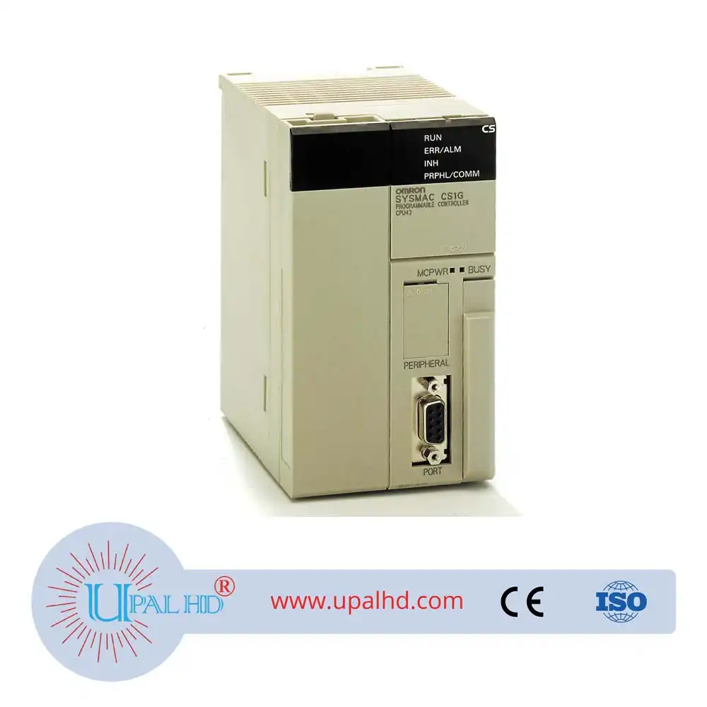 Omron plc programmable controller CS1D-CPU44S duplex system.