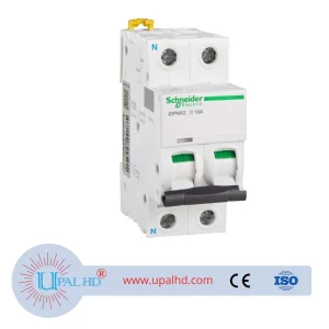 Schneider iDPNK2 phase line + neutral line miniature circuit breaker 1P + N, 16A, 230V6kA A9F18616